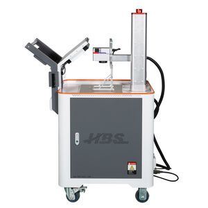 Chất lượng Máy khắc laser sợi quang cầm tay 1060nm HBS Làm mát bằng không khí nhà máy