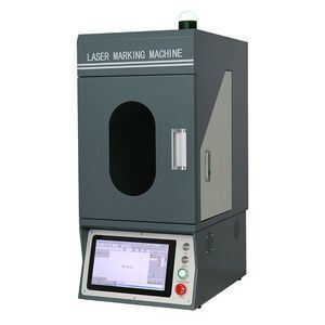 গুণমান রোটারি লোগো সহ 20W 30W 50W ফাইবার লেজার মার্কিং মেশিন ফটো ছবি মার্কিং কারখানা