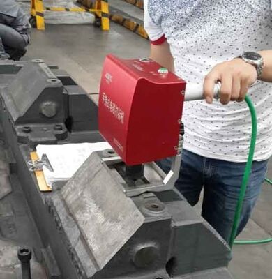 Quality HBS-380D Electric Portable Dot Peen Marking Machine Handheld For VIN Code Metal Parts factory